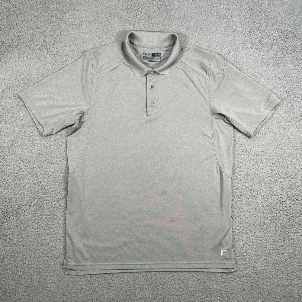 5.11 Tactical Shirt Mens Medium‎ Gray Casual Snap Button Stretch Wicking Pocket